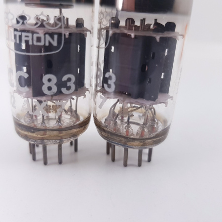 2 X ECC83 / 12AX7 ULTRON TUBE. MATCHED PAIR. CB41