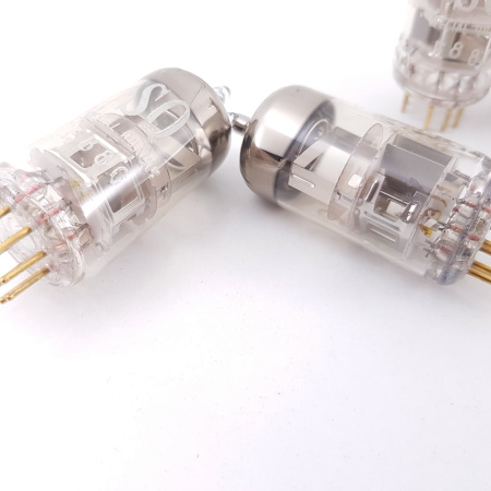 4 X E88C / 8255 SINGLE TRIODE PHILIPS TUBE. 1960s PROD. 3MICA. SQ. HIGH GAIN. MATCHED QUAD. 25. CH78