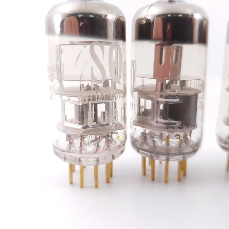 4 X E88C / 8255 SINGLE TRIODE PHILIPS TUBE. 1960s PROD. 3MICA. SQ. HIGH GAIN. MATCHED QUAD. 25. CH78