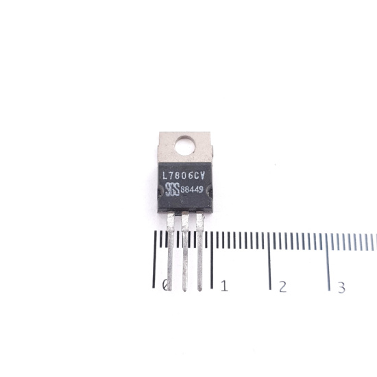 1 X L7806CV SGS VOLTAGE REGULATOR....