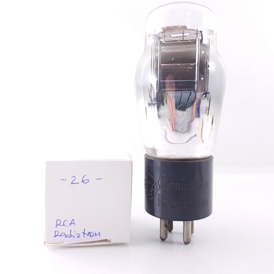 1 X TYPE 26/ 226 RCA RADIOTRON TUBE....