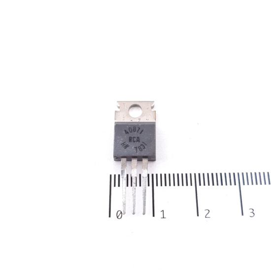 1 X 40871 TO-220AB RCA TRANSISTOR....