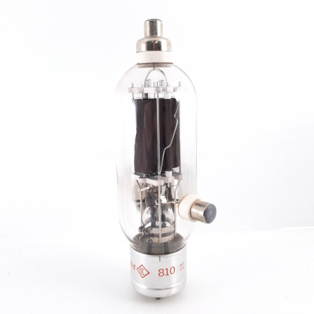 1 X 810 CETRON TUBE. 1960s PRODUCTION. BLACK PLATES. NOS/NIB.