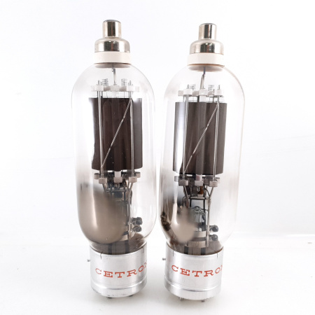 2 X 810 CETRON TUBE. 1960s PRODUCTION. BLACK PLATES. NOS/NIB.