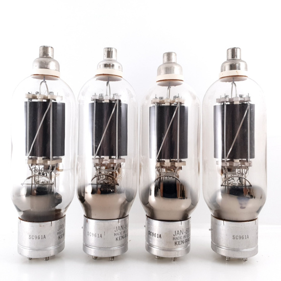 4 X JAN 810 KEN-RAD TUBE. 1950s...