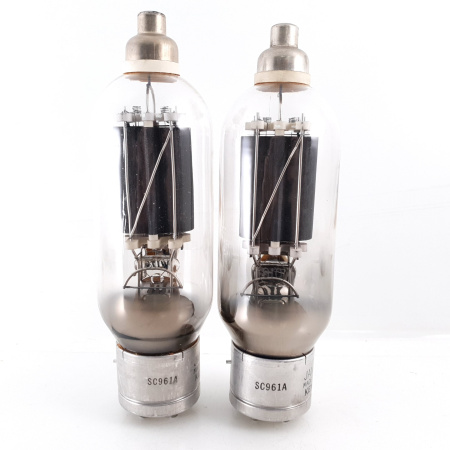 2 X JAN 810 KEN-RAD TUBE. 1950s PRODUCTION. BLACK PLATES. NOS/NIB.