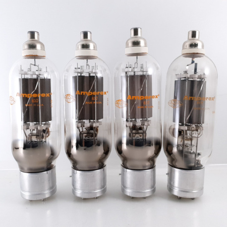 4 X 810 AMPEREX TUBE. 1960s PRODUCTION. NOS/NIB.