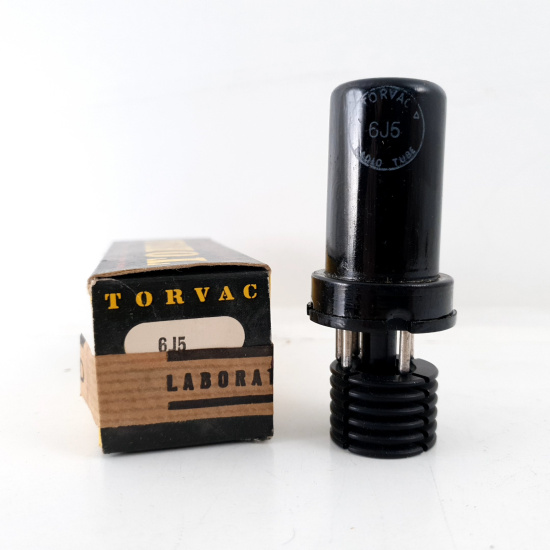 1 X 6J5 TORVAC TUBE. BRITISH...