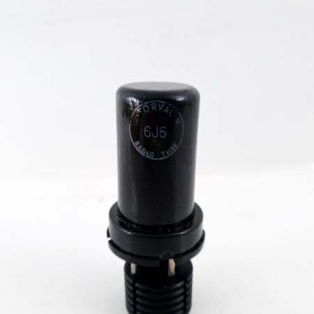 1 X 6J5 TORVAC TUBE. BRITISH PRODUCTION. METAL TUBE. NOS/NIB. CB328