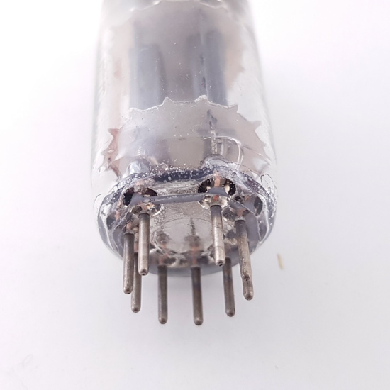 1 X 12AU7 TUBE. 1950s PROD. PLATE...