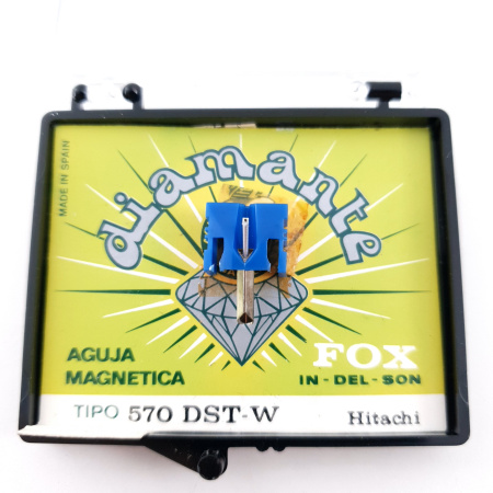 1 X HITACHI FOX 570 DST-W DIAMOND STYLUS NEEDLE. NOS. CA302U3F230226