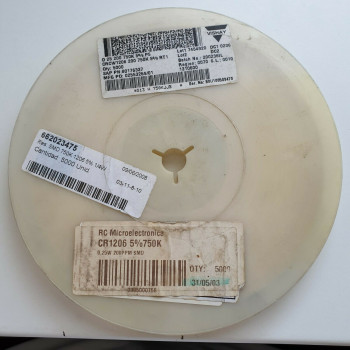 10 x 750K 1/4W 5% 200PPM SMD VISHAY RESISTOR. (R332) CA394U5000F220721