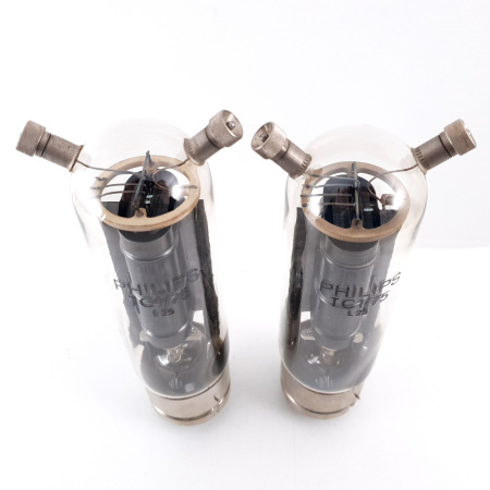 2 X TC1/75 PHILIPS TUBE. BLACK PLATES. NOS. CM ENA