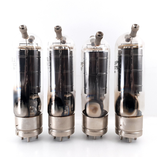 4 X TC1/75 PHILIPS TUBE. BLACK...