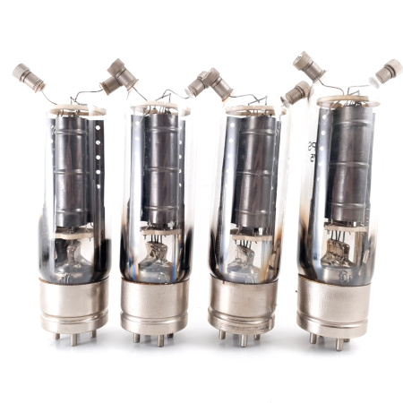 4 X TC1/75 PHILIPS TUBE. BLACK PLATES. NOS. CM ENA