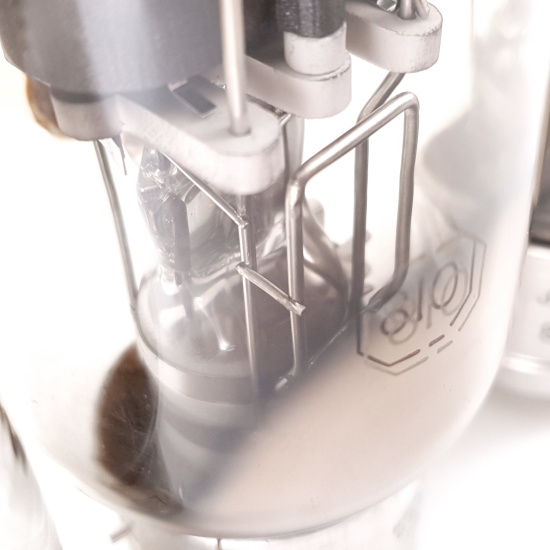 4 X JAN 810 RCA TUBE. BLACK PLATES....