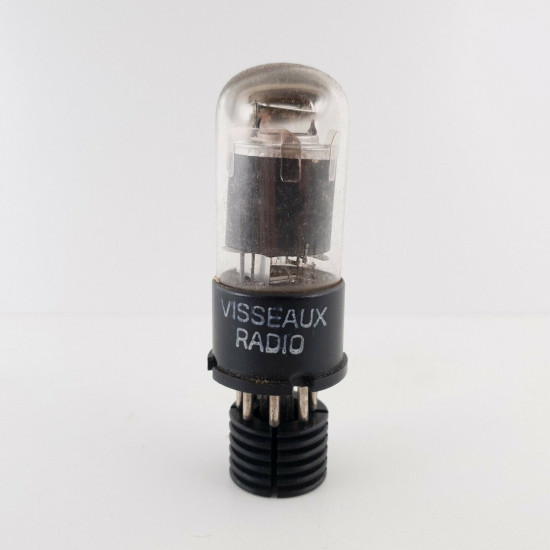 1 X 6SJ7GT VISSEAUX TUBE. BLACK PLATES. 1940s PROD. NOS/NIB. CY  ENA