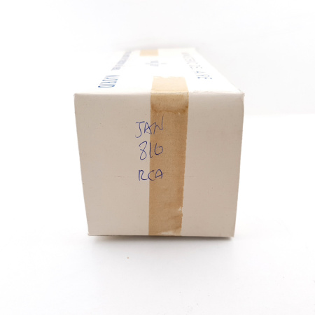 1 X JAN 810 RCA TUBE. BLACK PLATES. 1950s PRODUCTION. NOS/NIB.