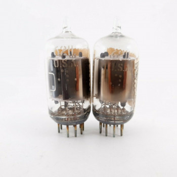 2 X 6211 GE TUBE. DUAL SIDE GETTER. CLEAR TOP. MATCHED PAIR. CP  ENA 2