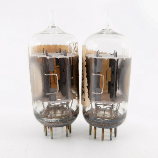 2 X 6211 GE TUBE. DUAL SIDE GETTER. CLEAR TOP. MATCHED PAIR. CP  ENA