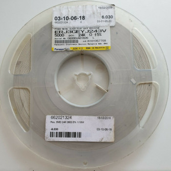 10 x 24K 1/10W 5% SMD PANASONIC RESISTOR. (R339) CA394U6030F220721