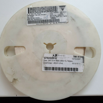 10 x 91K 1/8W 1% 100PPM SMD VISHAY RESISTOR. (R340) CA394U3000F220721