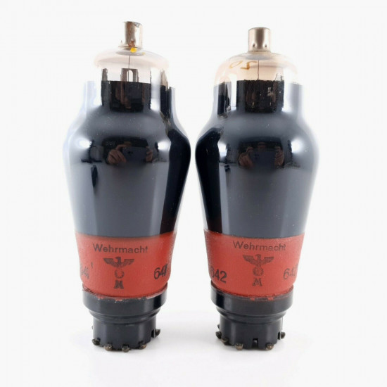 2 X 4654 PHILIPS-MINIWATT TUBE. SWASTIK SYMBOL. MATCHED & BALANC PAIR 2. CP  ENA