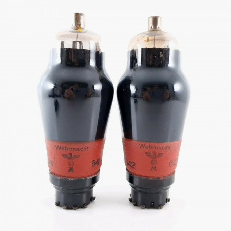 2 X 4654 PHILIPS-MINIWATT TUBE. SWASTIK SYMBOL. MATCHED & BALANC PAIR 2. CP  ENA