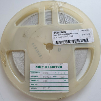 10 x 200K 1/10W 5% SMD RESISTOR. (R343) CA394U3500F220721