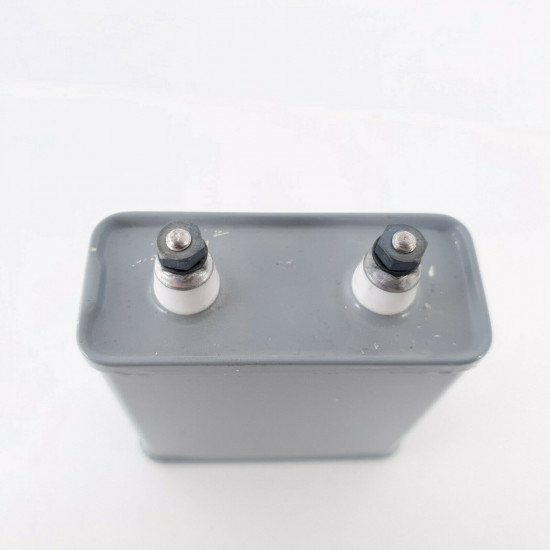 1 X 1uF 1600V JENSEN PAPER CAPACITOR. DENMARK. OPI-7-226B 74X69X30MM. 3 CP  ENA