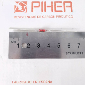 2 X 1/4W 120R 2% 1970S VINTAGE PIHER RESISTOR. NOS. C1802U1250F220121