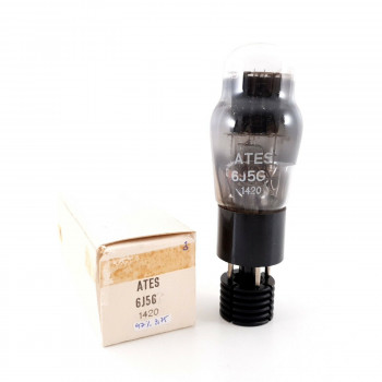 1 X 6J5G ATES TUBE. SMOKED GLASS. NOS/NIB 97%. AL  ENA
