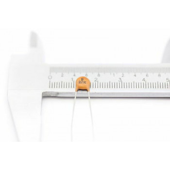 CERAMIC CAPACITOR B/270K 2,71nF 50V NOS (New Old Stock) 15PC C563BU19F090415