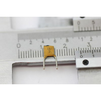 CERAMIC CAPACITOR 33pF MINI NOS ( New Old Stock ) 1PC C562CU1F090415