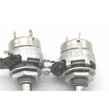 POTENTIOMETER COYRE 25K OHM LOG W ON/OFF B (NEW OLD STOCK) 1PC. CA365U9F241116 2