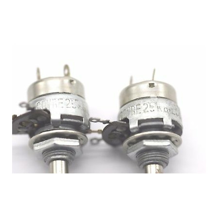 POTENTIOMETER COYRE 25K OHM LOG W ON/OFF B (NEW OLD STOCK) 1PC. CA365U9F241116