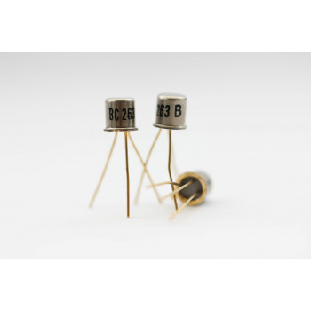 BC263B GOLD TRANSISTOR NOS ( New Old Stock) 1PC. C522BU25F130814