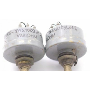 POTENTIOMETER VARIOHM 10K OHM 10% LIN W/O ON/OFF NOS 1PC. CA303U2F070617