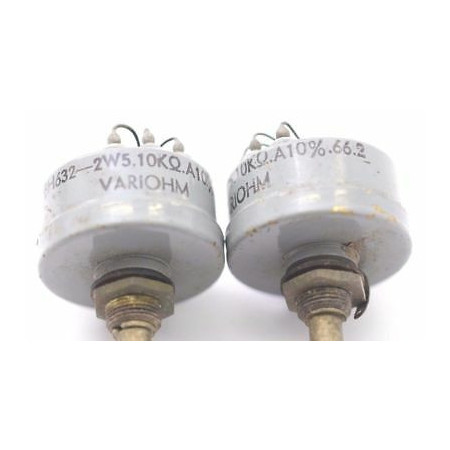 POTENTIOMETER VARIOHM 10K OHM 10% LIN W/O ON/OFF NOS 1PC. CA303U2F070617