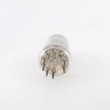 1 X 12AT7 TUBE. RAYTHEON BRAND. 3 MICAS. BLACK PLATES. TILTED GETTER. CF  ENA