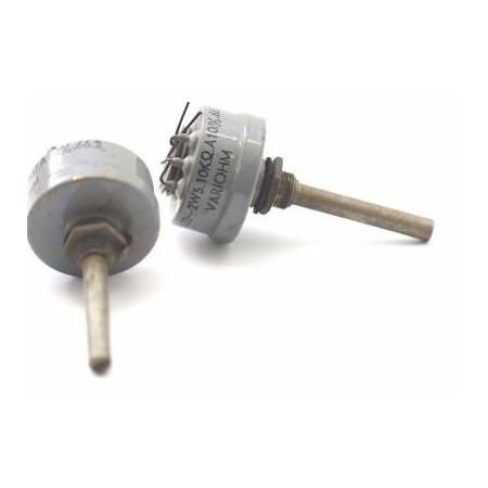 POTENTIOMETER VARIOHM 10K OHM 10% LIN W/O ON/OFF NOS 1PC. CA303U2F070617