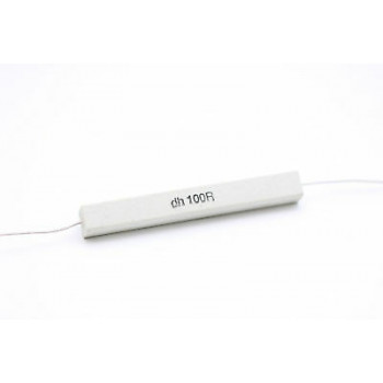 CEMENTED CERAMIC RESISTOR 100 OHM 15W DH AXIAL NOS (New Old Stock) *1PC* U20