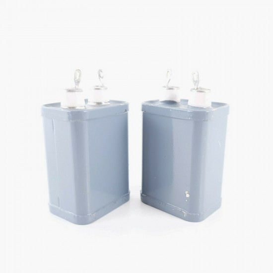 2 X 0.5uF 1600V JENSEN PAPER CAPACITOR. OPI-7-114C. 55X40X30MM. 51 CP & CV   ENA