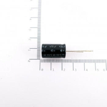 1 x 470uF 40V 20% 105ºC FROLYT ELECTROLYTIC CAPACITOR. CA387U450F230621