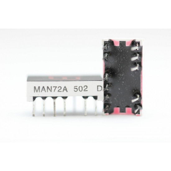 MAN72A G. I. OPTOELECTRONICS 7SEGMENTS DISPLAY NOS 1PC C176U10F150914