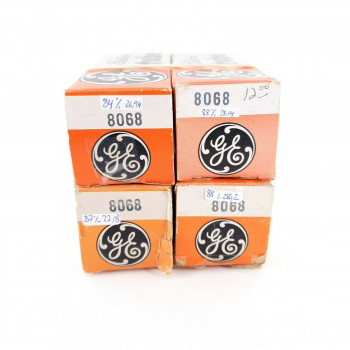 4 X 8068 TUBE. GE BRAND. DUAL GETTER. MATCHED QUAD. MATCHED QUAD. CÑ  ENA