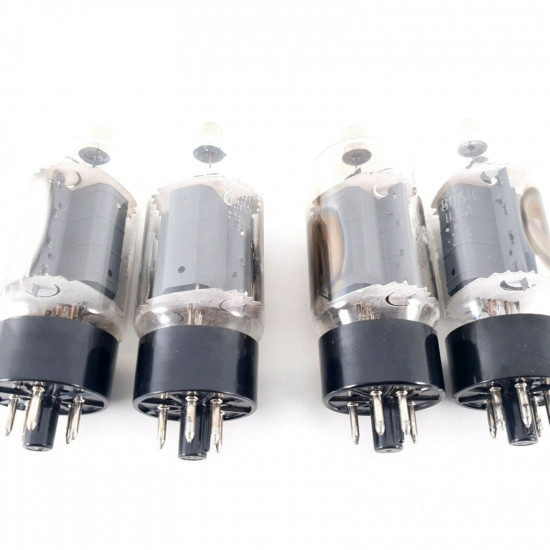 4 X 8068 TUBE. GE BRAND. DUAL GETTER. MATCHED QUAD. MATCHED QUAD. CÑ  ENA