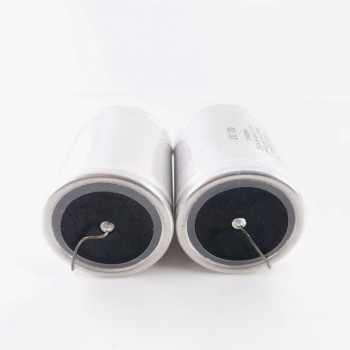 2 X 1uF 1000V JENSEN CAPACITOR. SILVER LEADOUT. AXIAL. 45.5X60MM. 14 CP  ENA 2