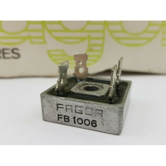 PUENTE RECTIFICADOR SILICIO FB1006 FAGOR BRIDGE RECTIFIER (NEW OLD STOCK) CA108