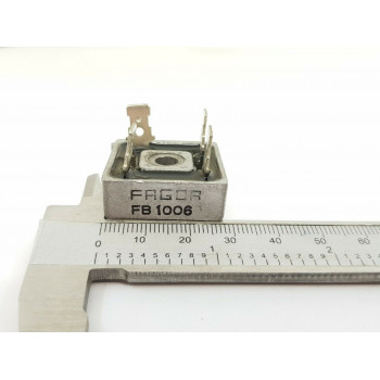 PUENTE RECTIFICADOR SILICIO FB1006 FAGOR BRIDGE RECTIFIER (NEW OLD STOCK) CA108 2